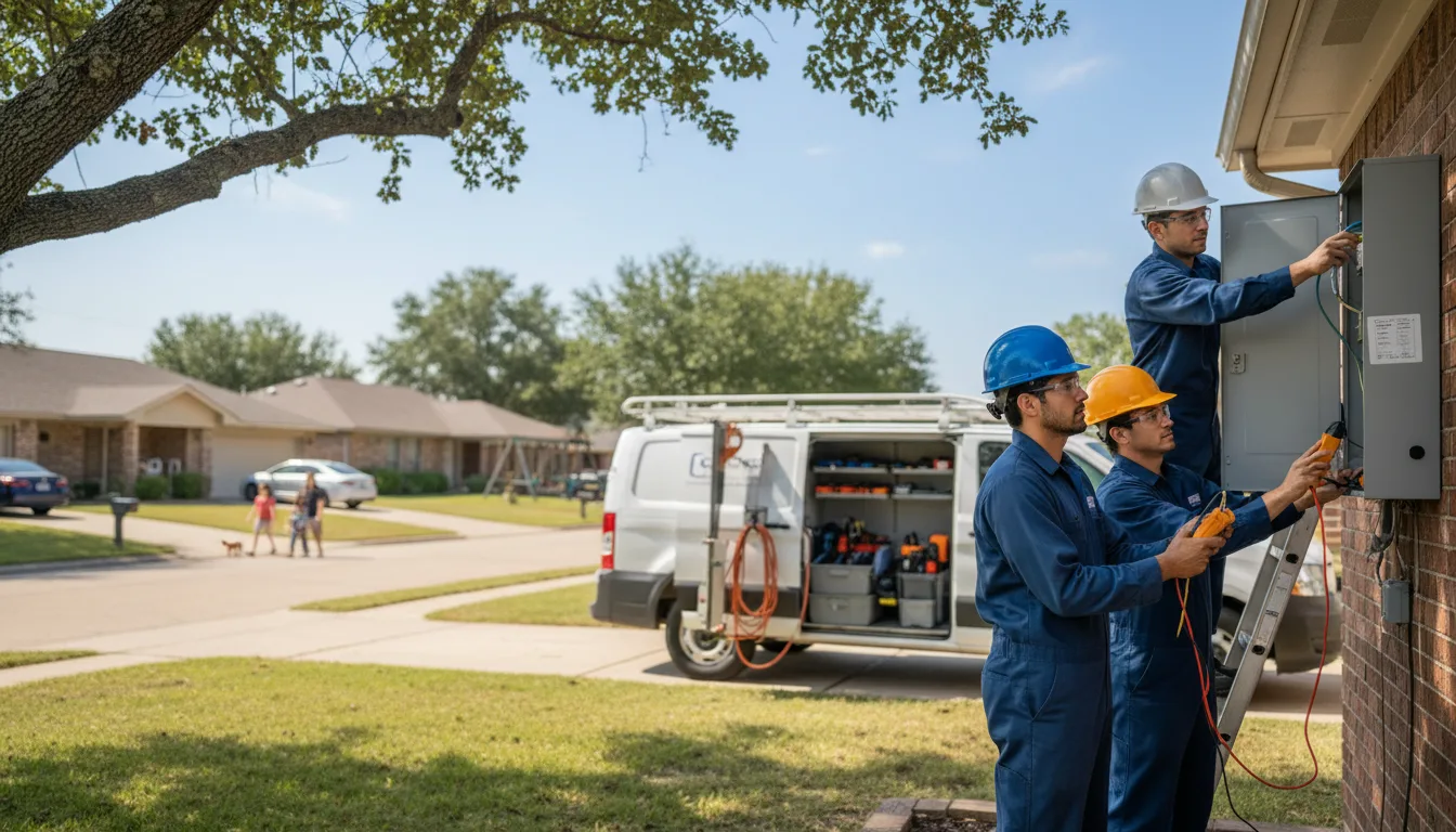 Certified electrician providing emergency electrical services in Kansas City, KS